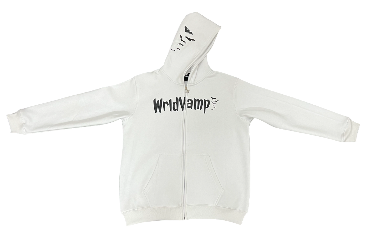 WrldVamp Logo Hoodie (White)